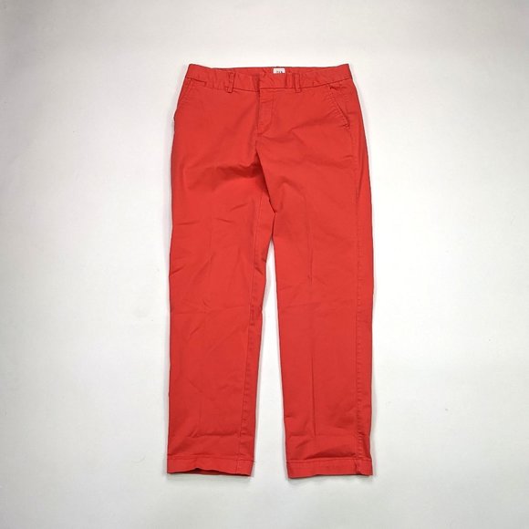 GAP Pants - Gap Slim City Crop Women Size 4 Hula Red Pants
